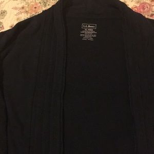 LL Bean open cardigan
